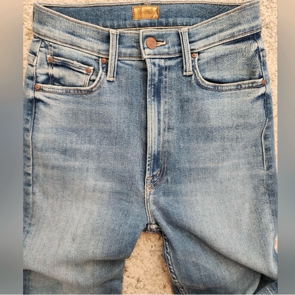 MOTHER high waisted Rider Ankle Fray - Picture 3 of 11